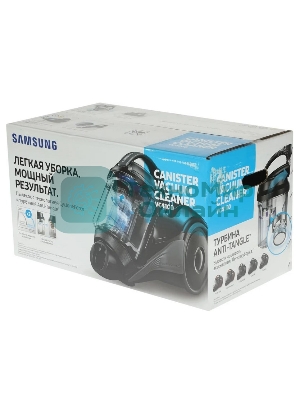 Пылесос Samsung VC15K4116VR/EV красный/черный, 390/1500 Вт, уборка сухая, пылесборник контейнер 1.3 л
