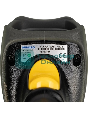 Сканер штрих-кода ручной Mindeo MD6600-HD 1D/2D имидж, проводной, RS-232/USB, черный