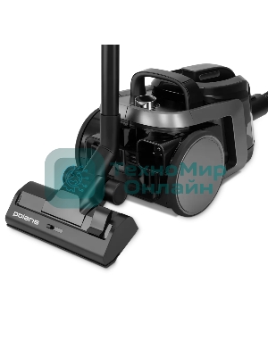 Пылесос Polaris PVC 1909 графитовый, 650/2200 Вт, уборка сухая, пылесборник контейнер 3 л