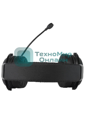 Гарнитура Acer AHW120 чёрный, проводная, USB, подсветка