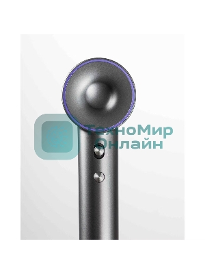 Фен Haier HHD-603 графитовый, 1600 Вт, компактный, ионизация