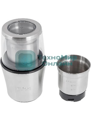 Кофемолка Kitfort КТ-1329 Мощность: 200 Вт.Длина шнура: 0,98 м.Класс защиты от поражения током.