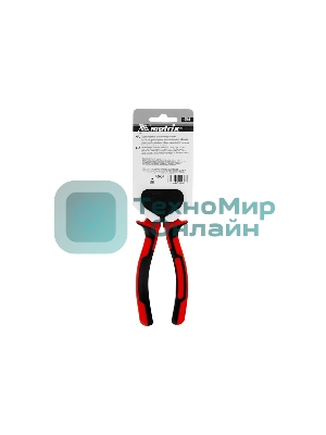 Плоскогубцы Matrix NICKEL 180 мм, никелированные, двухкомпонентные рукоятки