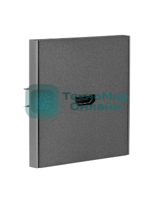 Розетка Kranz STRONG HDMI с/у графит