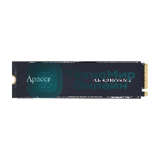 Накопитель SSD Apacer 1Tb, DIMM M.2 2280, PCIe 4.0 x4, NVMe 1.4, R/W 5000/4400, с радиатором