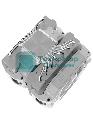 Кулер для процессора Alseye W700-W(USA) белый, 120 мм, алюминий/медь, 2200 об/мин, 35.3 дБ, 4 pin, 230 Вт, 159 мм