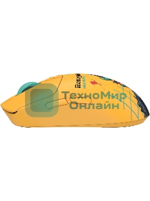 Мышь беспроводная/проводная A4Tech Bloody R72 Ultra Duo желтый, 20000 dpi, USB Type-A/Type-C, радиоканал, кнопки-7