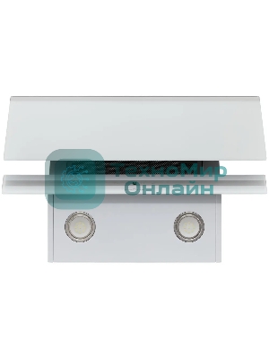 Вытяжка наклонная Krona Irma A 600 White S белый/серебристый, 59.5 см, 1300 куб. м/ч, 65 дБ