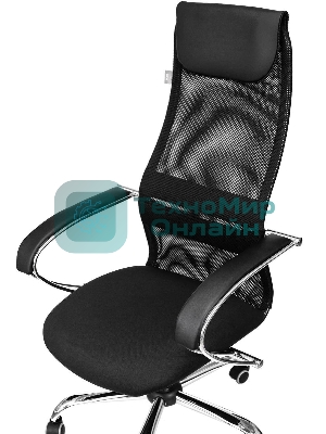 Кресло Бюрократ CH-607SL TW-01 Neo Black черный, сетка, подголовник