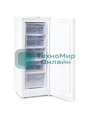 Морозильная камера Бирюса 414 белый, 130л, 5 ящиков