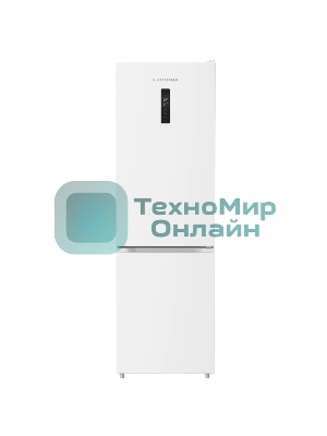 Холодильник Kuppersberg RFCN 2013 WG белое стекло двухкамерный 240/95л морозилка снизу, No Frost