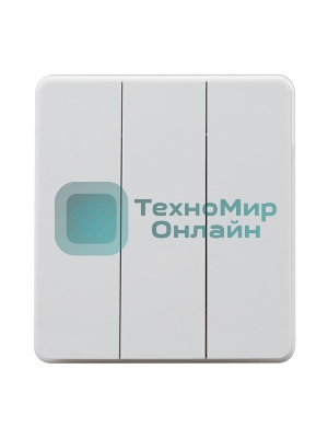 Выключатель Kranz ROUND 3 кл 10А с/у перламутр