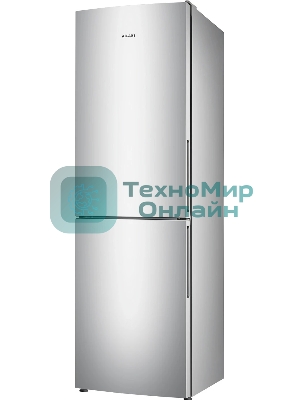Холодильник Atlant XM-4621-181 серебристый двухкамерный 205/119л морозилка снизу