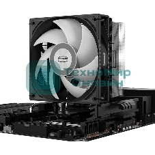 Устройство охлаждения (кулер) PcCooler RT400 ARGb Soc-AM5/AM4/1200/1700/1851 4-pin 32dB Al+Cu 230W Ret (RT400-BKAWXX-GL)