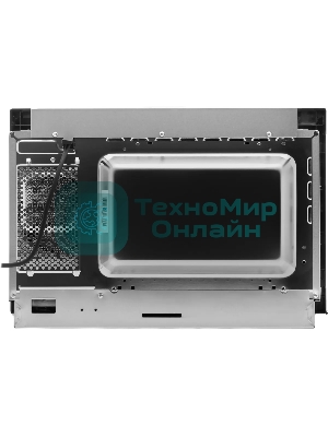 Микроволновая печь встраиваемая Hyundai HBW 2544 BG черный, 25 л, 900 Вт, переключатели - кнопки/поворотный механизм