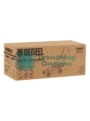 Газонокосилка электрическая Denzel GM-1200, 1200 Вт 96615