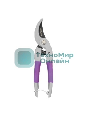 Секатор прямого реза Palisad BASE 225 мм, металлические рукоятки, ПВХ оболочка