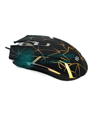 Мышь проводная Oklick 701G черный, 3600 dpi, USB, кнопки - 6