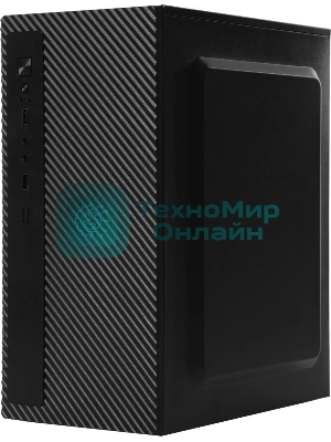 Компьютерный корпус Accord Entry ACC-2053B черный без БП mATX 1x80мм 1x120мм 2xUSB2.0 audio