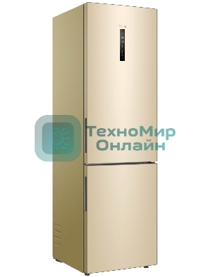 Холодильник Haier C4F640CGGU1 золотистый двухкамерный 285/115л морозилка снизу, No Frost