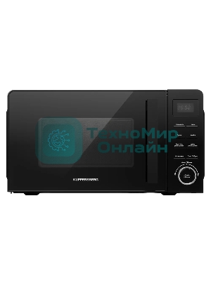 Микроволновая печь Kuppersberg TMW 202 B черный, 20 л, 700 Вт, переключатели - кнопки, поворотный механизм
