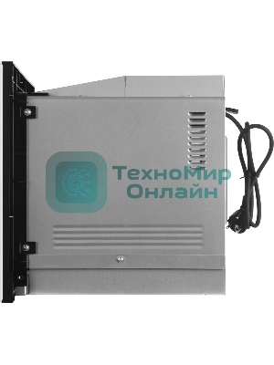 Микроволновая печь встраиваемая Hyundai HBW 2544 WG белый, 25 л, 900 Вт, переключатели - кнопки/поворотный механизм