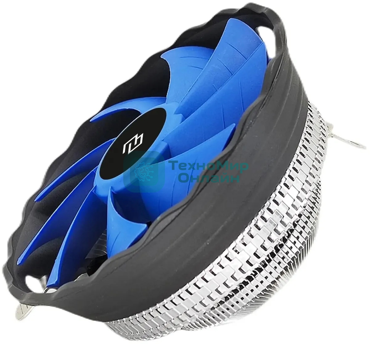 Кулер Digma D-CPC95-PWM2 синий/черный 120мм алюминий 1500rpm 29db 4-pin 95W 66мм