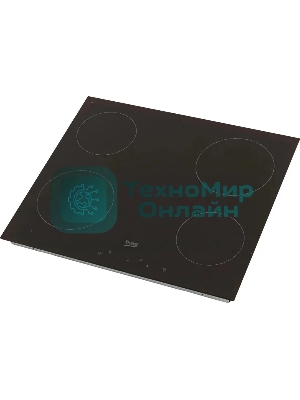 Встраиваемая электрическая варочная панель Beko HIC 64400 E, черный