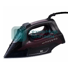 Утюг BQ SI1003 черный/винный/красный, 2600 Вт, 35 г/мин, 160 г/мин, 360 мл
