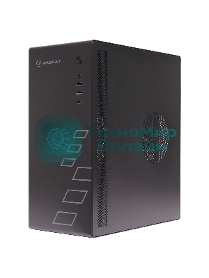 Компьютер Raskat Standart 300 (Intel Core i3 10100, RAM 16Gb, SSD 480Gb, no OS, kb+ms, черный)