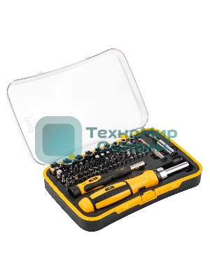 Набор прецизионных отверток Deli DL3565 65 предметов Материал бит Cr-v. Пластиковый кейс.