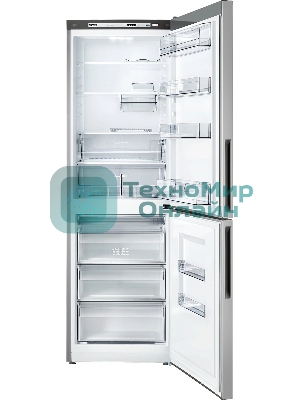 Холодильник Atlant XM-4621-181 серебристый двухкамерный 205/119л морозилка снизу