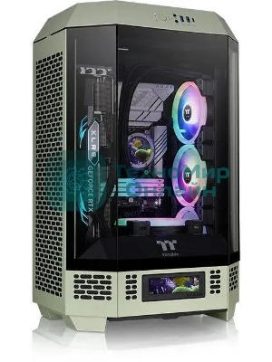 Компьютерный корпус Thermaltake The Tower 300 Matcha зеленый без БП miniITX 8x120мм 6x140мм 2xUSB 3.0 audio bott PSU