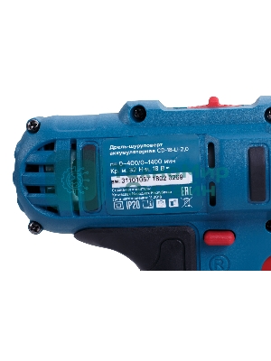 Дрель-шуруповерт аккумуляторная Кратон CD-18-Li-2,0 3 11 01 057