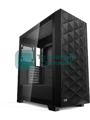 Компьютерный корпус PCCooler C3D510 BK ARGb, Tempered Glass Full Tower, Black, TG, 0.7 SPCC, 3x120мм ARGb E-ATX, ATX, mATX, mITX 170/390/410мм 2x2.5