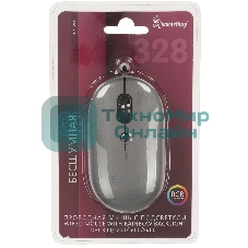 Мышь проводная SMARTBUY (SBM328G) 328 серый металлик