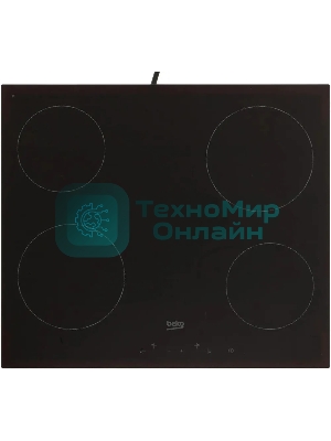 Встраиваемая электрическая варочная панель Beko HIC 64400 E, черный