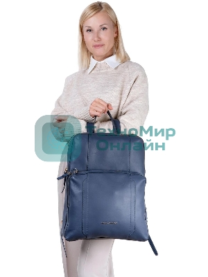 Рюкзак женский Piquadro Circle CA6216W92/BLU4 синий кожа