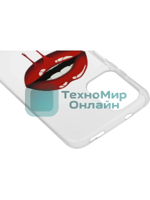 Чехол (клип-кейс) BORASCO ArtWorks, для Xiaomi Redmi Note 10/10S, прозрачный/рисунок