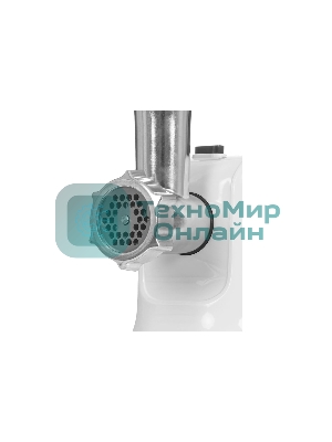 Мясорубка электрическая Sakura SA-6420SW белый, 1500 Вт, 1.4 кг/мин, реверс, защита от перегрузки, насадки - 4