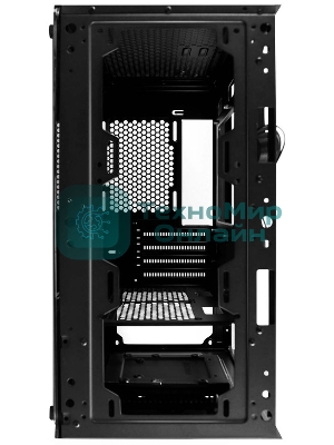 Компьютерный корпус 1STPLAYER TRILOBITE T3 черный mATX, TG 4x 120мм LED fans inc. T3-BK-4F1