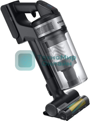 Пылесос вертикальный Samsung VS20B75ADR5/EV черный/серый, питание от аккумулятора, 200 Вт, уборка влажная/сухая, пылесборник 0.8 л, работа от АКБ max 60 мин.