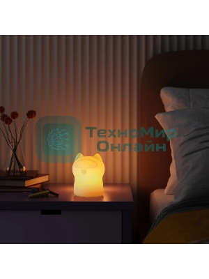 Умный детский ночник Кошка, товарный знак SBER SBDV-00125