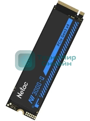Накопитель SSD Netac NV3000 512Gb M.2 2280, PCI-E 3.0 x4, 3D NAND, 3000/1200MBs, NVMe, heatsink