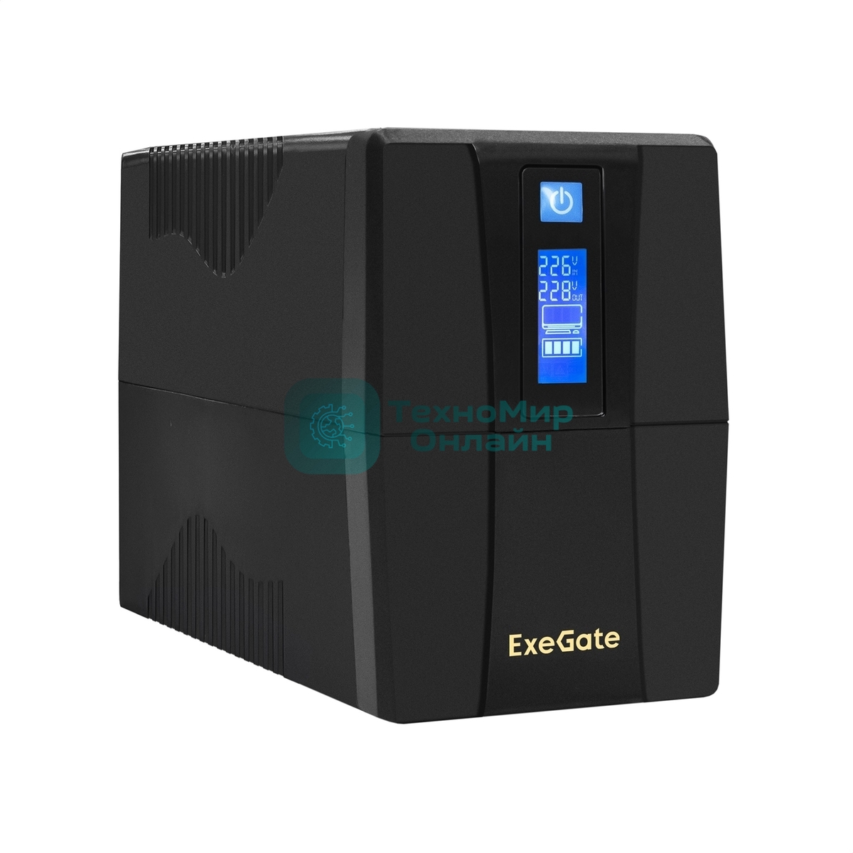 Источник бесперебойного питания ExeGate EP285581RUS SpecialPro Smart LLB-650.LCD.AVR.EURO.RJ.USB 650VA/360W, LCD, AVR, 2 евророзетки, RJ45/11, USB, черный