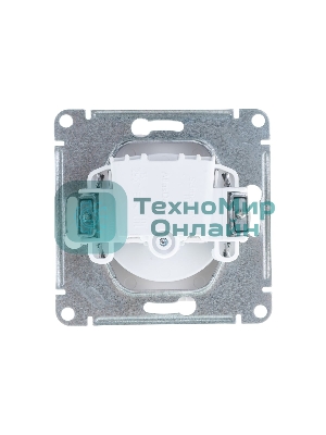 Механизм розетки 1-м СП AtlasDesign без заземл. 16А белый, SchE ATN000141