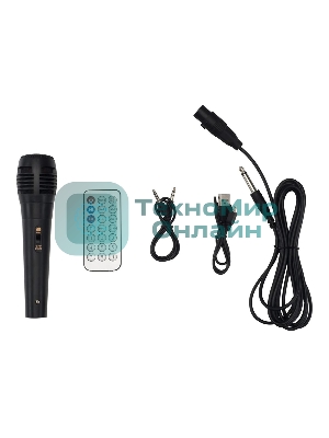 Минисистема Hyundai H-MC180 черный 80Вт/FM/USB/BT/SD/MMC