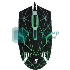 Мышь проводная Oklick 701G черный, 3600 dpi, USB, кнопки - 6