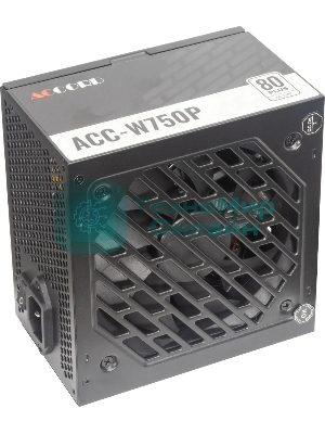 Блок питания Accord ACC-W750P, 750Вт, 80 PLUS WHITE, 120мм, черный