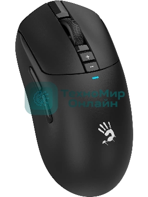 Мышь беспроводная/проводная A4Tech Bloody R72 Pro Duo черный, 26000 dpi, радиоканал, USB/USB-C, кнопки - 7